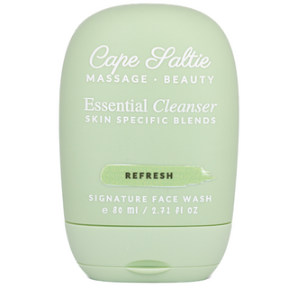 “Refresh” Puritea Complex Essential Cleanser delivers clarity, balance, and an awakened complexion. This modern gel cleanser dissolves impurities, sunscreen, makeup and buildup while feeding the barrier with calming, antioxidant-rich care. Powered by our Puritea Complex — a concentrated blend of matcha tea extract, hemp, and 20+ botanicals — Refresh transforms cleansing into a ritual that feels light, green, and alive.
At its core: matcha and green tea flood skin with catechins and polyphenols that neutral