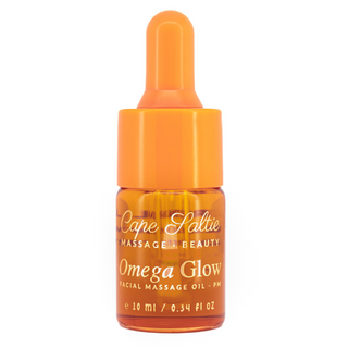 "Nourish" Omega Glow Facial Massage Oil - PM , 10ml. — Pumpkin Seed Oil, *Flaxseed Oil, Organic Avocado Oil