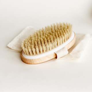 Lymphatic Massage Detoxifying Gel + All-Natural Bristle Dry Brush — Energizing & Purifying Total Body Glow Treatment