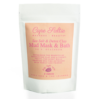 "Beachbum" Sea Salt & Detox Clay Mud Mask & Bath, 15oz.  — Fruity, Bright, Sugary