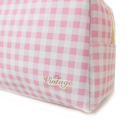 Summer Girls Pink Gingham Multipurpose, Lined Cosmetic Pouch — Perfe –  Cape Saltie Massage, Beauty, and Dry Goods