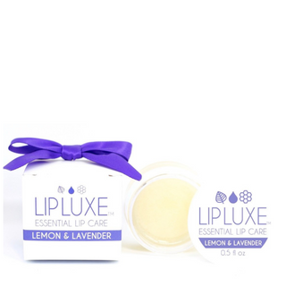 Mizzi Cosmetics LipLuxe Lemon & Lavender Lip Balm, 0.5 fl oz. — Made with Honey, Vitamin E, Coconut Oil