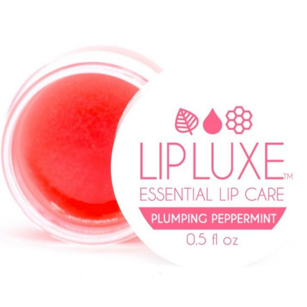 Mizzi Cosmetics LipLuxe essential lip care Plumping Peppermint Lip Balm Wrap your lips in luxurious peppermint with best-selling Plumping Peppermint Lip Balm. Filled with powerful antioxidants and anti-inflammatory properties, peppermint essential oil helps cool and refresh lips with a little natural plumping affect and tons of shimmer.  Lip balm can be used alone for a natural, hydrated look.