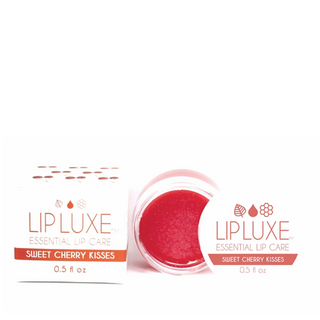 Mizzi Cosmetics LipLuxe Sweet Cherry Kisses Lip Balm, 0.5 fl oz. — Made with Honey, Vitamin E, Coconut Oil