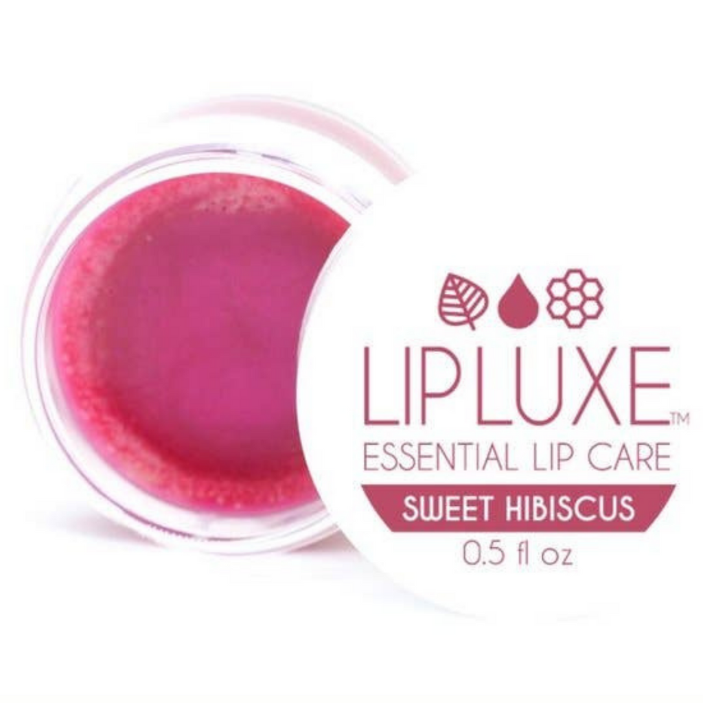 Mizzi Cosmetics LipLuxe Hibiscus Lip Balm, 0.5 fl oz. — Made with Honey, Vitamin E, Coconut Oil