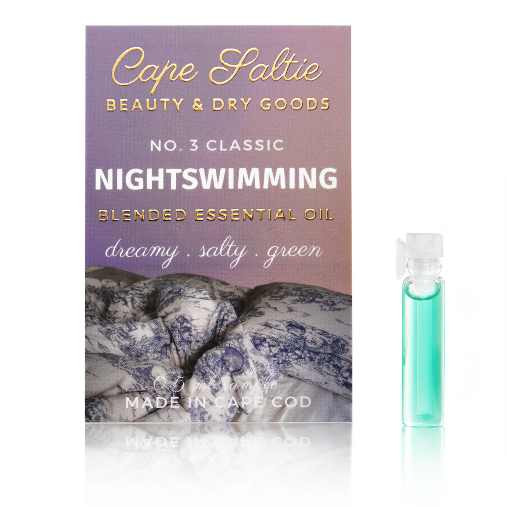 Nightswimming Blended Essential Oil Natural Perfume Organic Jojoba Oil Lavender Essential Oil Lime Seaweed Absolute